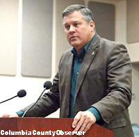 Columbia County Sheriff Mark Hunter