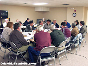 Columbia County Utility Commitee in 2009.
