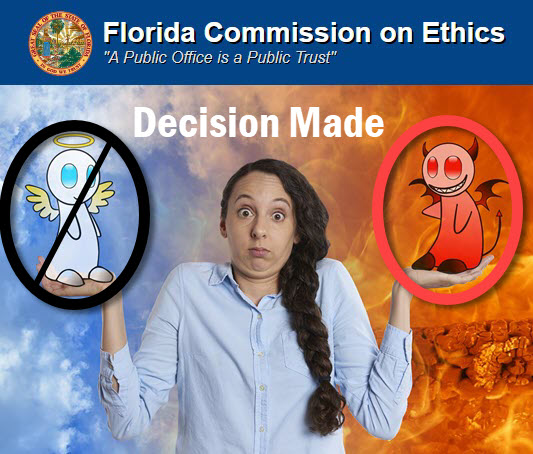 Florida Commission on Ethics: decision made