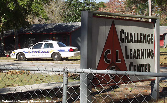 LCPD car at the Challenge Learing Center