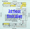 Link to 2nd floor with leased space in yellow