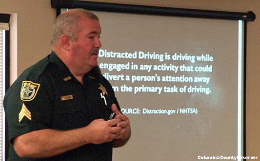 CCSO's Sgt. Clint Dicks talks about distracted driving