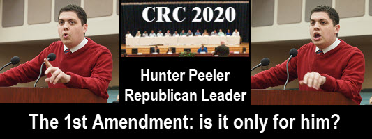 photos of Republican leader, Hunter Peeler