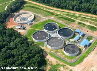 Valdosta wastewater treatment plant