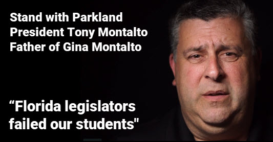 Tony Montalto, Stand With Parkland President, father of Gina Montalto
