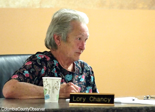 Trustee Lory Chancy spoke for the first time about what she had known for years.