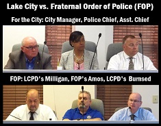 Lake City negotiating team and Fraternal Order of Police negotiating team