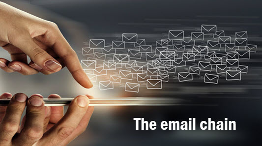 Photo-graphic of email chain