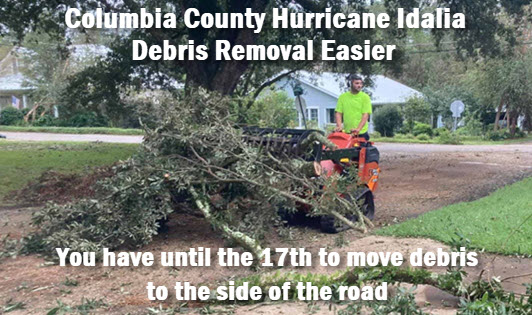 Columbia County makes hurricane Idalia cleanup easier