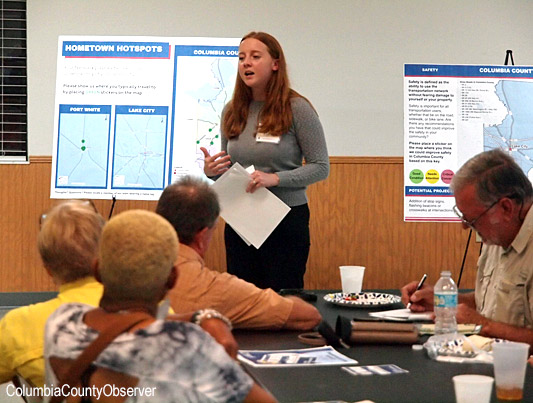 Team Project Manager Eliza Chase explains the transportation program goals.