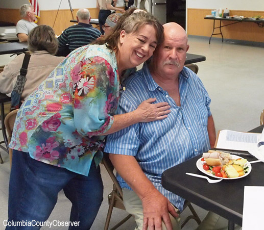 It was date night for County residents Molly Block and Donald Wayne Ragans who came to the meeting to contribute to the future planning of the County. 