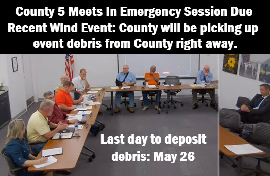 Columbia County 5 meet in emergency session