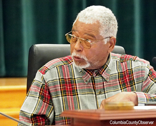 Commissioner Ronald Williams has been sitting on The 5 for over forty years. His inabilbity to follow the approved rules and his incivility are legendary. (file photo)