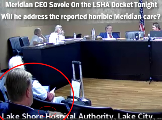 LSHA: CEO Don Savoie checking his watch