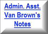 Link to Admin Asst Van Brown's note