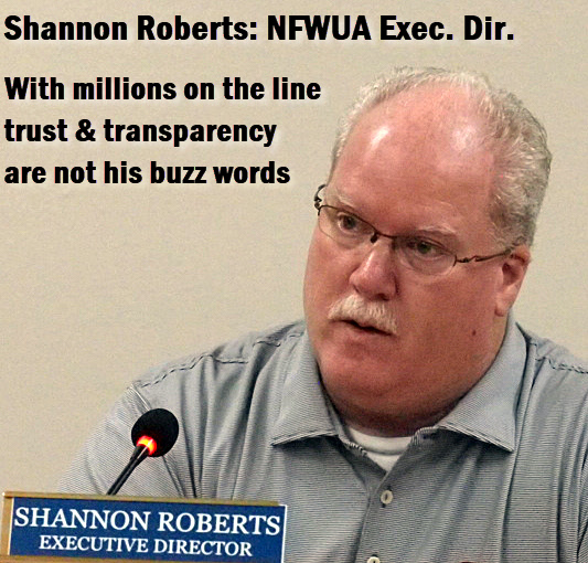 Shannon Roberts with headline: trust and transparancy issues