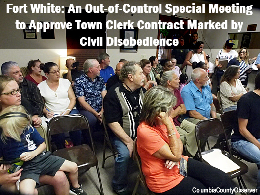 A packed house in Fort White, Florida