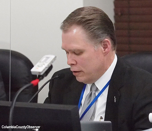 City Attorney Clay Martin presents his case for walking away from the Dyal Fiasco.