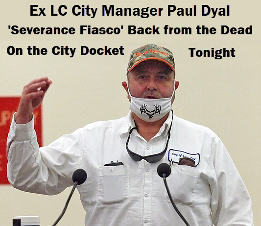 Paul Dyal appearing at a joint City-County meeting.   (Columbia County Observer photo)