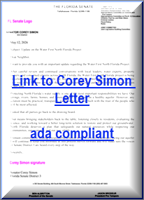 link to Corey Simon Letter