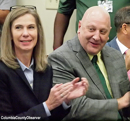 Chancellor Hebda and President Barrett